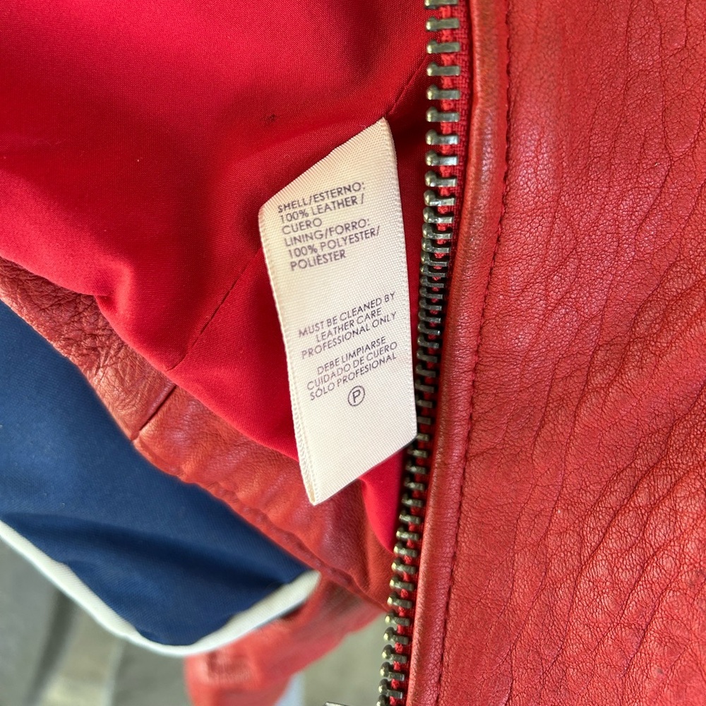 leather jacket - Picture 7 of 9